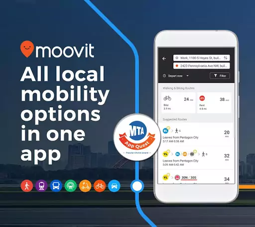 Moovit Bus Times, Train Times & Live Updates v5.35.1.417