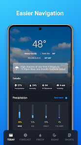 1Weather: Forecast & Radar v5.3.6.5 [Pro] [Mod Extra]