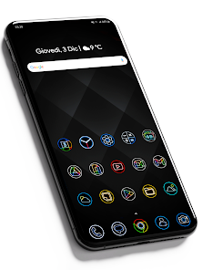 Pixly Dark – Icon Pack v2.5.5 [Patched]