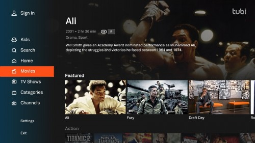 Tubi Free Movies/TV Shows v4.40.1 [Firestick/DroidTV/Mobile] [4 Mods]