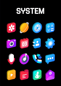 Gradient 3D – Icon Pack v1.1 [Mod]