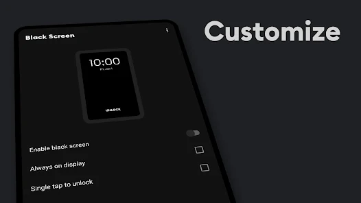 Black Screen: video screen off v1.4.3 [Mod]