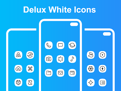 Delux White – Icon Pack v2.5 [Patched]