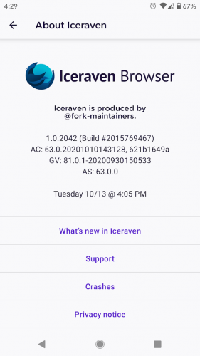 Iceraven Browser v1.21.2