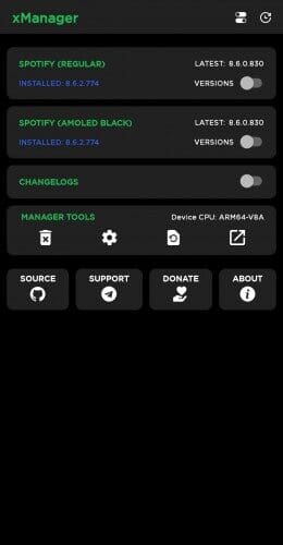 xManager (Spotify) v4.5