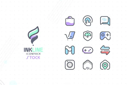 InkLine IconPack v1.9 [Patched]