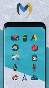 Material UI Dark Icon Pack v1.32 [Patched]