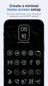 Vera Outline White Icon Pack v5.2.4 [Patched]