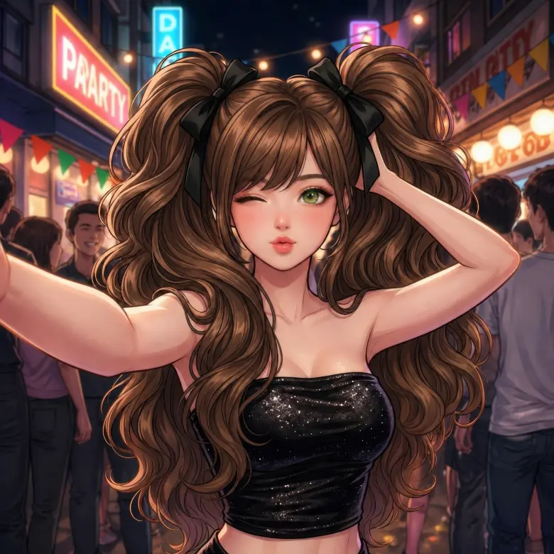 Long Hair NTR Gf [Demo] Download APK thumbnail